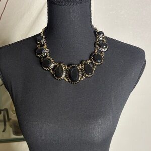 Elegant Black and Gold Necklace